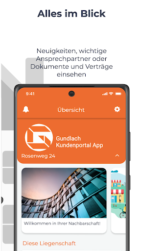 Gundlach Kundenportal App Screen 2
