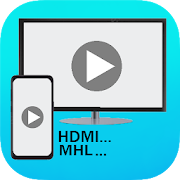 MHL HDMI USB Connector phone with tv