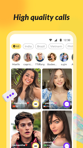 Android application Kiwie - Live Video Chat screenshort