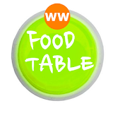 Weight Watchers food table icon