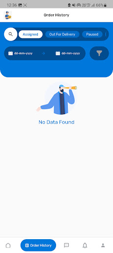 Delivery App - Order Fly Screen 3