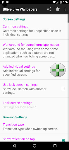 Android application Btlive Live Wallpapers screenshort
