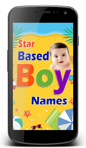 Android application STAR BASED BOY NAMES screenshort
