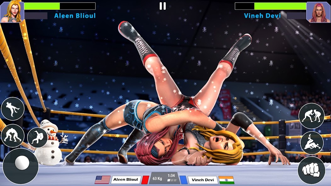 Bad Girls Wrestling Game 2.8 APK + Mod (Unlimited money) untuk android