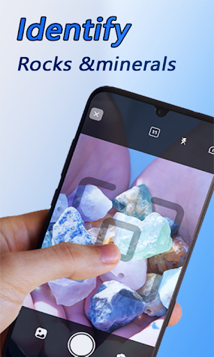 Android application Stone identifier : Rock Scaner screenshort