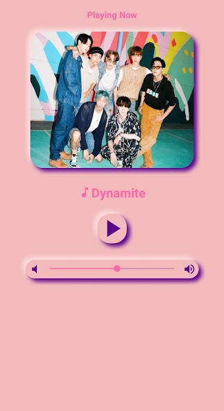 Captura 2 B.t.s Music Player android