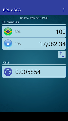 Android application Brazil Real x Somali Shilling screenshort