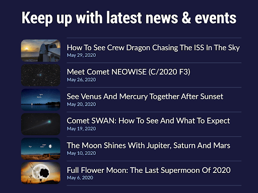 Screenshot of Star Walk 2 - Night Sky View