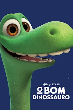 Um personagem de desenho animado do filme o bom dinossauro