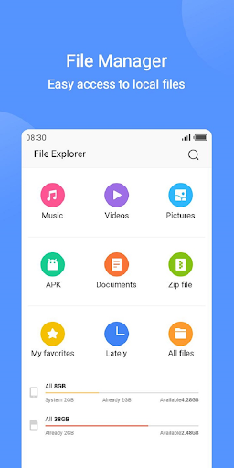 Android application SmartFile Manager screenshort