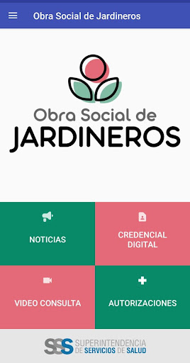 Android application Obra Social de Jardineros screenshort