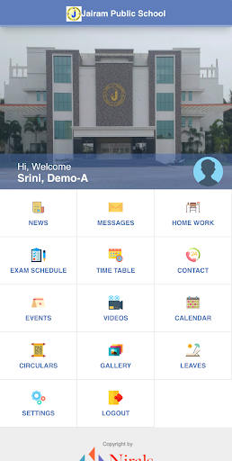 Jairam Public School Screen 2