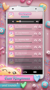 Screenshot 1 Cute Ringtones and Sounds android