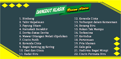 Android application Dangdut Klasik Revina Alfira screenshort