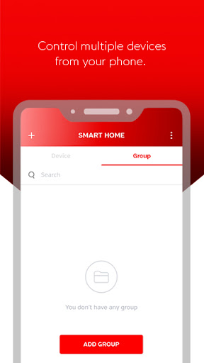Android application Smart Home screenshort