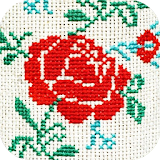 Cross Stitch Flowers icon