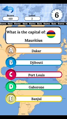 world capitals and flags quiz - Screenshot 3
