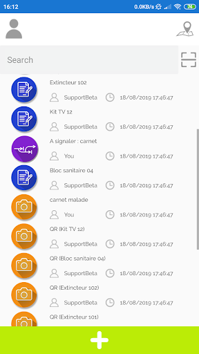 Android application Mindo screenshort
