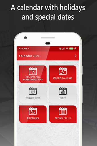 Android application calendar singapore 2024 screenshort