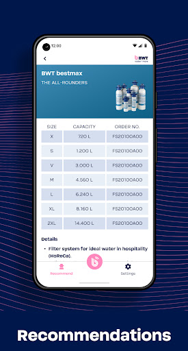 BWT Best Water Professional Screen 2