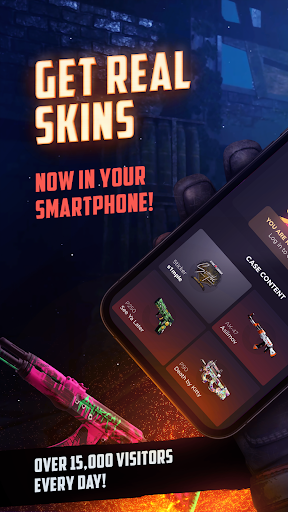Android application GGDROP - skins and cases CS:GO screenshort