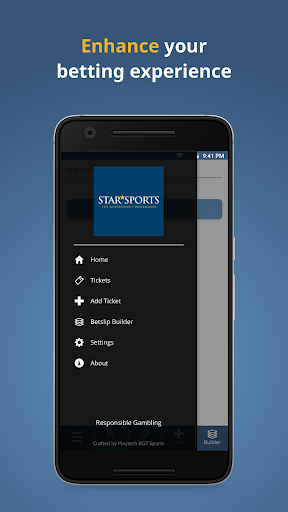 Android application Star Sports Bet Tracker screenshort
