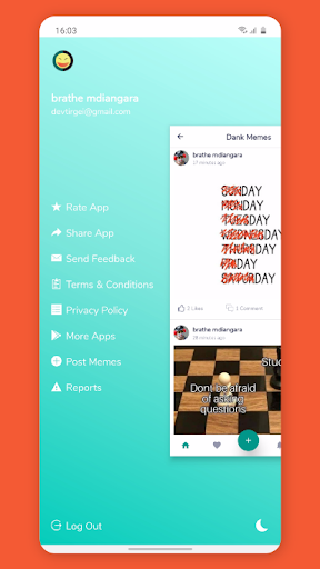 Android application Dank Memes screenshort