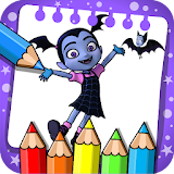coloring vampirina ballerina icon