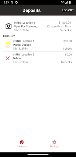 Fortis RDC Screen 2