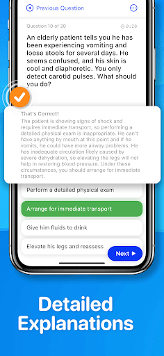 EMT Exam Prep 2024 Screen 2