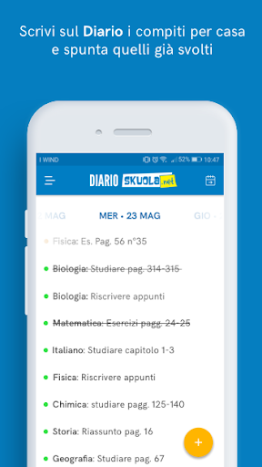 Android application Diario Skuola.net screenshort