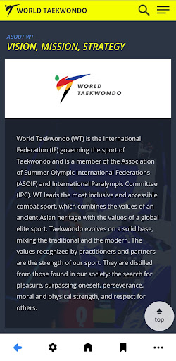 World Taekwondo Screen 3