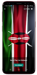 Kenya Flag Live Wallpaper 2
