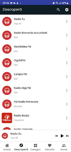 Radio Romania PRO Screen 2