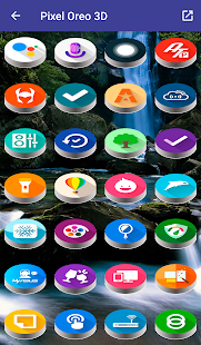 Пикел Пие 3Д - Снимак екрана пакета икона