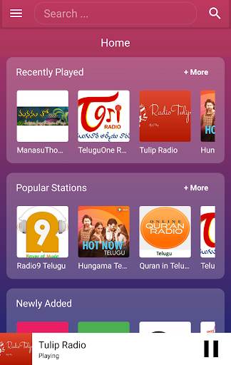 Android application A2Z Telugu FM Radio | 75+ Radi screenshort