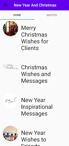 New Year And Christmas Quotes Screen 2