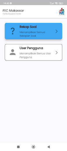 Android application Fec Makassar screenshort