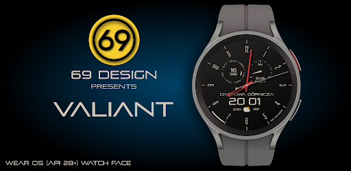 Android application [69D] Valiant analog watchface screenshort