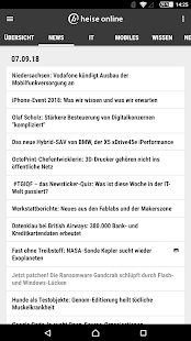 heise online - News Screenshot