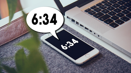 Say time in English - talking clock 1.0 APK + Mod (Unlimited money) untuk android