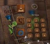 screenshot of Wooden Launcher Theme