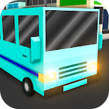 Cube City Bus Simulator 3D icon
