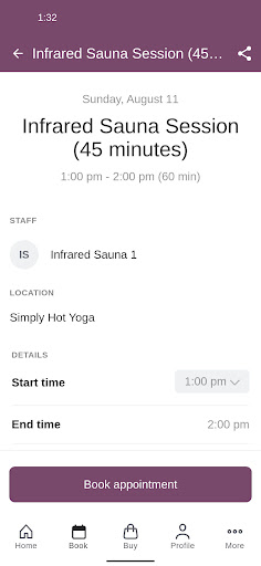 Simply Hot Yoga Screen 3