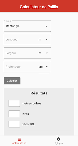 Aperçu de l'application