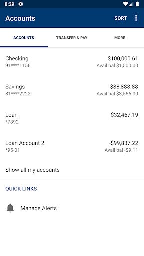 Share Advantage Credit Union Screen 3
