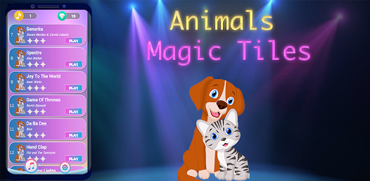 Animals Magic Tiles Offline screenshots 1