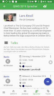 Qt World Summit 2019 Conference App 2.3.0 APK screenshots 5