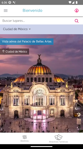 Android application Atlas Turístico de México screenshort
