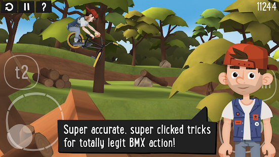 Captura de tela do Pumped BMX 2